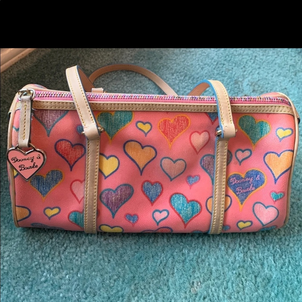 Dooney and Bourke Heart Barrel Purse